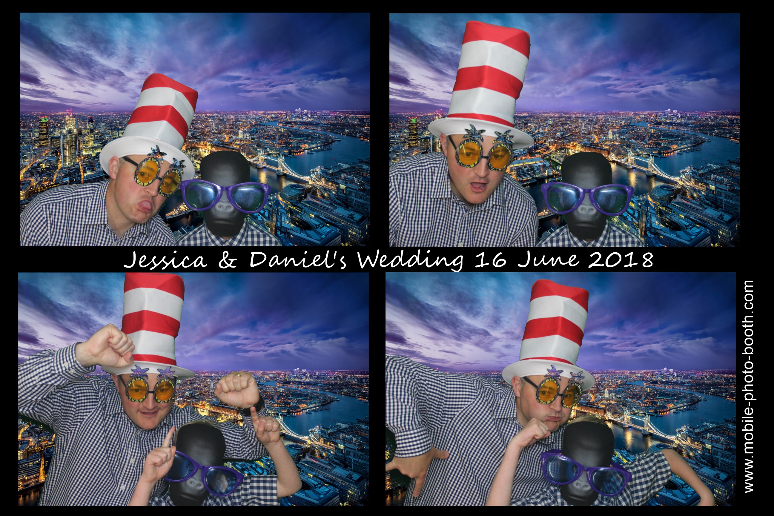 Jessica & Daniel | View more photos from the event at images.mobile-photo-booth.com/u/MobilePhotoBoothUK/Jessica-Daniel